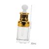 Beavorty Glass Dropper Bottle with Cap Refillable Essential Oil Dispenser for Travel Home Professional Use Stylish Tiny Perfume Container for Serums and Cosmetics view 2