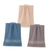 SOLUSTRE 3pcs Bath Towels Absorbent Face Washcloths Soft Cotton Bathroom Towels Random Color view 1