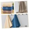 SOLUSTRE 3pcs Bath Towels Absorbent Face Washcloths Soft Cotton Bathroom Towels Random Color view 3