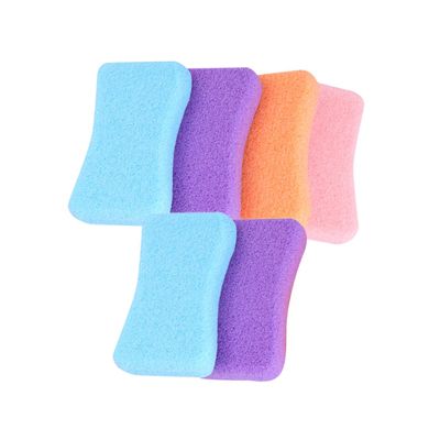 CALLARON 6Pcs Exfoliating Rubbing Stone for Home Foot Care Dead Skin Remover and Grinding Tool Random Colors for Smooth Feet and Increased Blood Flow
