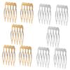 Beaupretty 12pcs Women Hair Styling Side Combs Lightweight Hair Combs for Easy Braiding and Updos Accessories for Girls and Women view 1