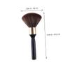 CALLARON Retro Nylon Hair Shaving Brush for Men Portable Soft Bristle Beard Care Tool with Polished Handle for Wet Shaving and Grooming Black Color view 2