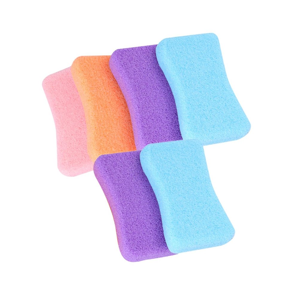 PLAFOPE 6Pcs Home Rubbing Stone for Men Exfoliating Dead Skin Remover Durable Grinding Foot Tool Random Color for Foot