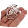 BESTYASH 2pcs Alloy Hair Claw Clips for Women Hollowed-out Rose Design Elegant Hair Jaw Clip for Girls for Everyday Use Accessory view 4