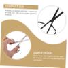 ELAYARD 2Pcs Stainless Steel Nose Hair Scissors Set Portable Manual Trimming Tools for Men and Women Precise Nose Hair Grooming Scissors for Facial Removal view 4