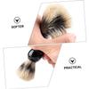 DEARMAMY 4Pcs Plastic Handle Beard Cleaning Brush Soft Bristle Shaving Brush for Men for Travel and Daily Grooming Easy to Clean and Convenient Carry view 3