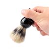 DEARMAMY 4Pcs Plastic Handle Beard Cleaning Brush Soft Bristle Shaving Brush for Men for Travel and Daily Grooming Easy to Clean and Convenient Carry view 4