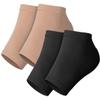 VALICLUD 2 Pairs Silicone Heel Protectors for Men and Women Breathable Elastic Heel Socks Moisturizing Function Washable Foot Sleeves and Dry Skin view 1