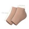 VALICLUD 2 Pairs Silicone Heel Protectors for Men and Women Breathable Elastic Heel Socks Moisturizing Function Washable Foot Sleeves and Dry Skin view 3