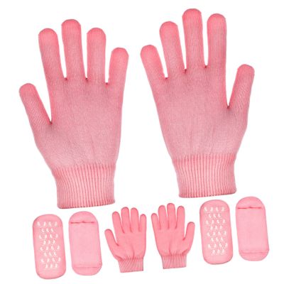 OATIPHO 2Sets Spa Moisturizing Socks and Gloves of Hand Care Gloves Moisturizing Therapy Socks for and Skin Repair for Home