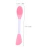 Beaupretty 3pcs Silicone Facial Mask Brush Face Cleaning Brush Set Skincare Tool Double Head Face Cleansing Wash for Women view 2