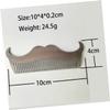 HONMEET Men's Stainless Steel Beard Comb Set 2pcs Goatee Hairdressing Styling Tools for Barbers Sturdy Easy to Use Accessories for Grooming view 2