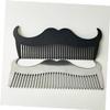 HONMEET Men's Stainless Steel Beard Comb Set 2pcs Goatee Hairdressing Styling Tools for Barbers Sturdy Easy to Use Accessories for Grooming view 3