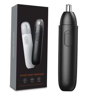 Beavorty Rechargeable Nose Hair Trimmer with Dual Edged Blades Efficient Removal for Easy to Clean Safe Trimming Experience