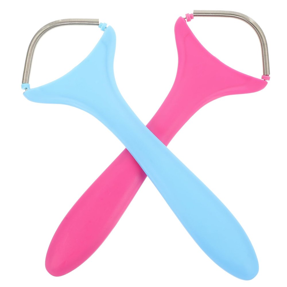 BIUDECO 2pcs Portable Face Hair Removal Spring Tool for Women Manual Epilator for Chin Lip and Cheeks Ergonomic Design for Easy Use and Removal