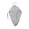 Ciieeo 2pcs Coral Fleece Hair Bath Cap Super Absorbent Dry Hair Towel for Daily Use Hotel Travel Makeup and Face Washing view 2