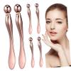 ARTSEWPLY 6-Piece Rose Gold Metal Eye Cream Applicator Tool Set Eye Roller for Face Massage Skincare Makeup Spoon for Women Facial Beauty Tool for Daily Use view 1