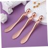 ARTSEWPLY 6-Piece Rose Gold Metal Eye Cream Applicator Tool Set Eye Roller for Face Massage Skincare Makeup Spoon for Women Facial Beauty Tool for Daily Use view 2