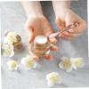 ARTSEWPLY 6-Piece Rose Gold Metal Eye Cream Applicator Tool Set Eye Roller for Face Massage Skincare Makeup Spoon for Women Facial Beauty Tool for Daily Use view 4