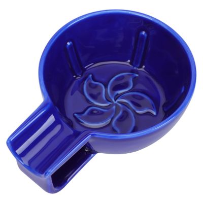 BESTYASH 1Pc Practical Ceramic Shaving Bowl for Men Durable Container with Opening Slip Design for Home and Barber Use Convenient Foaming Experience