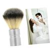 FOYTOKI Men's Shaving Brush Nylon Brush Alloy Handle Hair Shaving for Beard Mustache Goatee Synthetic Shave view 4