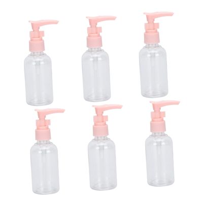6 Pcs 75ml PE Portable Cosmetic Containers for Travel