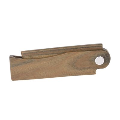 DEARMAMY Green Sandalwood Beard Styling Comb Compact Wooden Comb for Men for Grooming Care of Beards and Mustaches
