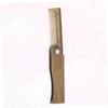 DEARMAMY Green Sandalwood Beard Styling Comb Compact Wooden Comb for Men for Grooming Care of Beards and Mustaches view 3