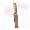 DEARMAMY Green Sandalwood Beard Styling Comb Compact Wooden Comb for Men for Grooming Care of Beards and Mustaches view 4