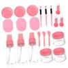 Beaupretty Diy Facial Mask Tool Set Skin Care Mask Tools Pore Makeup Brushes Face Skincare Kit Reusable Bowl Stick view 1