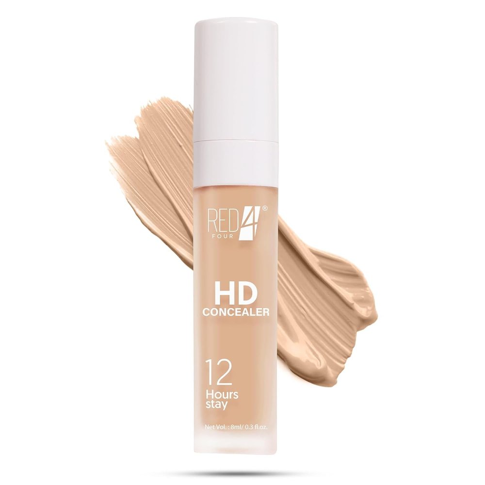 BEMT HD Liquid Concealer With HD Finish | 12 Hours Stay | Full Coverage | Oil Free + Matte & Weightless Formula | Concealer for Women | Waterproof | (05, 8 ML)