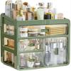 Acrylic Makeup Storage Box - 4 Layer Cosmetic Organizer with See-Through Drawers for Bathroom & Bedroom Beauty Products view 1