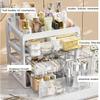 Acrylic Makeup Storage Box - 4 Layer Cosmetic Organizer with See-Through Drawers for Bathroom & Bedroom Beauty Products view 2