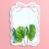 Pink Bow Magnetic Locker Mirror 5 x 7'' Small Acrylic Mirror (Stylish) view 1