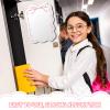 Pink Bow Magnetic Locker Mirror 5 x 7'' Small Acrylic Mirror (Stylish) view 4