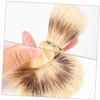 DEARMAMY 2pcs Premium Wood Handle Shaving Brush for Men Durable Brush for Salon Use for Shaving Application and Beard Styling Father Day present view 2