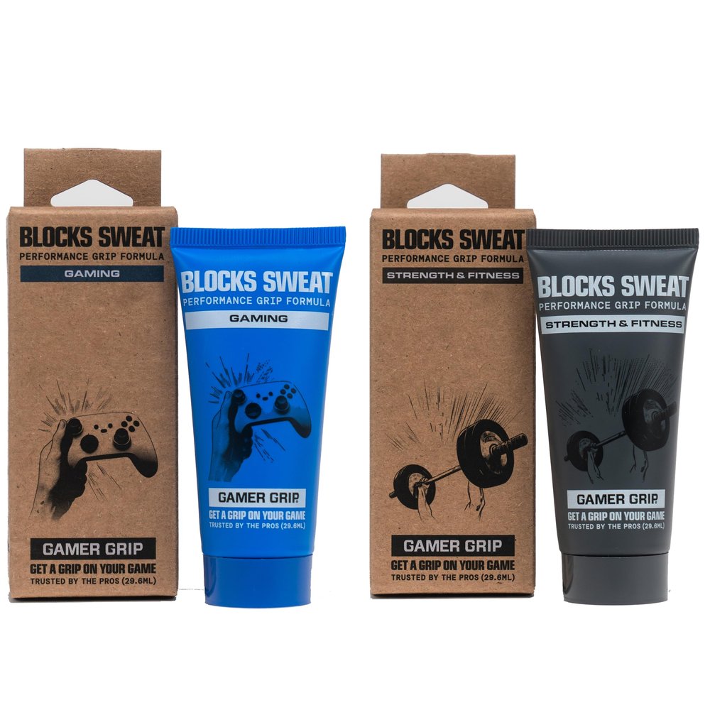 Gamer Grip Bundle Gaming & Fitness Grip Lotions Sweat-Resistant Duo