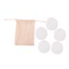 Beavorty 3sets Reusable Fiber Makeup Remover Pads Set with Storage Bag Washable Facial Puff for Gentle Cleansing Makeup Removal and Skin Care Lightweight and Portable 6pcs*3 view 3