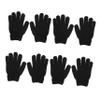 BESTYASH 4pairs Exfoliating Body Scrubber Gloves Powerful Bath Wash Gloves for Gentle Skin Care Convenient Exfoliating and Mud Rubbing for Use view 1