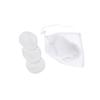 TOYANDONA 1set Galactorrhea Breastfeeding Pads Drawstring and Bags and Breathable Nursing Pads for Lactating Mothers White view 1
