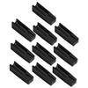 DEARMAMY Eyebrow Pencil Sharpener Aid 10-Piece Set Shaped Slot for Precise Eyebrow Shaping Compact Cosmetic Tool for Makeup Enthusiasts view 1