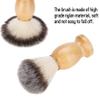Beard Shaving Kit | Stainless Steel Bowl & Stand with Nylon Brush | Stable Base for Secure Shaving | Men ' s Grooming Set for Mustache/Beard Care view 2