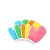DEARMAMY 5pcs Exfoliating Gloves Scrubbing Mitts for Body Bathing Deep Rubbing Mitts Strong Decontamination Ability Unisex for Both Hands Glowing Skin Random Color view 1