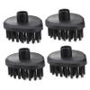 PERSELOSO 4pcs Steam Cleaner Brush Heads Set Multi-Purpose Household Cleaning Accessories Brass and Steel Bristles for Home Kitchen Bathroom and Grout Use view 1