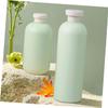 TOVINANNA 4 Pack 200ml Green Refillable Shampoo Bottles with Lids view 3