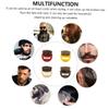 DEARMAMY 4PCS Male Beard Brush with Plastic Handle Multi Function Oil Head Comb and Ring Comb for Broken Hair Compact and Portable Grooming Tools Random Colors Random Color view 2