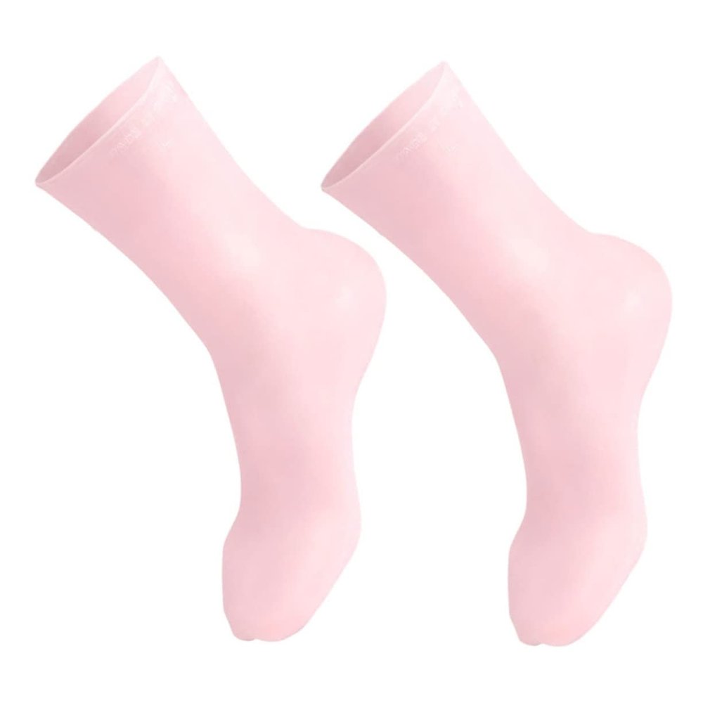 DEARMAMY 1Pair Moisturizing Foot Socks for Dry Cracked Feet Long Foot Comfortable and Breathable Design Ankle Hydration Suitable for Daily Home Wear