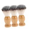 Vaguelly 3pcs Soft Bristle Shaving Brushes for Men Gentle Facial Cleansing Beard Grooming Grooming Accessory for Daily Use Versatile view 1