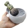 Grandslam Shaving Soap Bowl Kit For Men, Shaving Brush and Bowl, Shaving Bowl with Ridges, Shaving Mug with Brush Stand, Shaving Soap Bowl with Knob Handle, Great for Traveling and Use at Home view 3