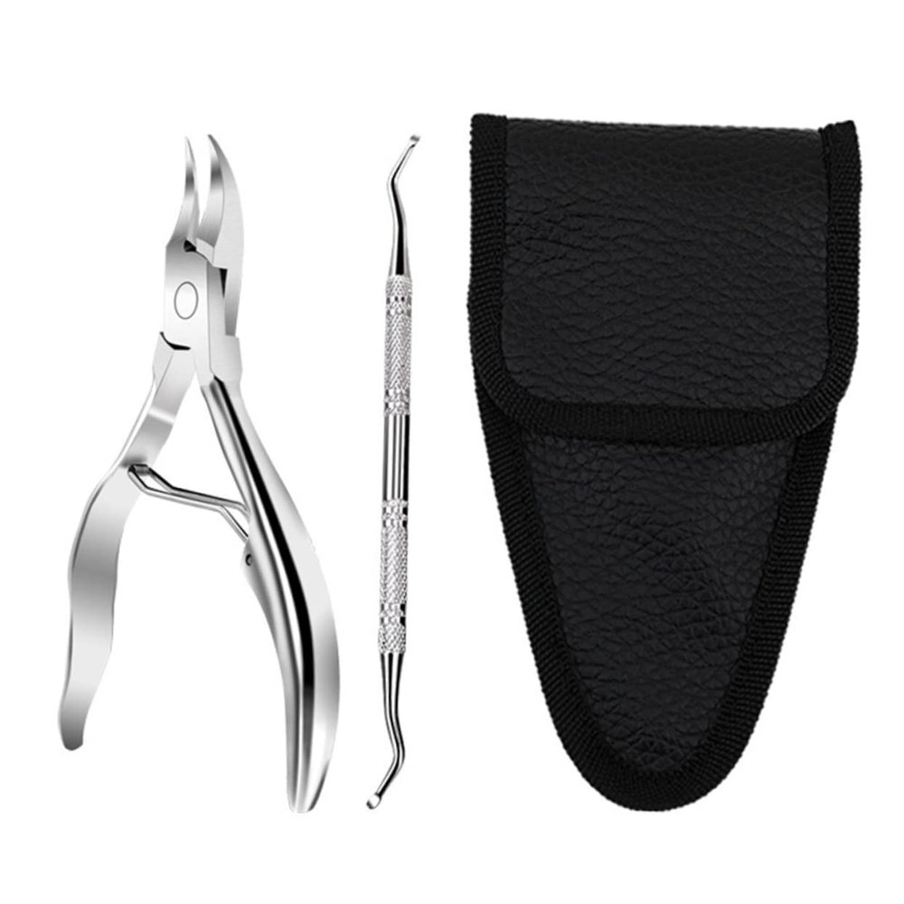 Beaupretty 1Set Nail Clipper Set Manicure Tool Kit for Home Salon Use Curved Nail Trimmer for Ingrown Toenails Durable Easy to Clean